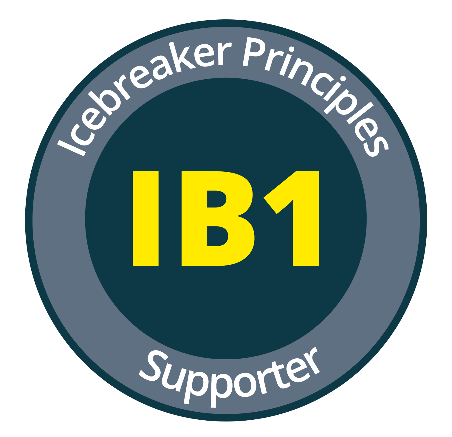 Icebreaker Principles Supporter badge