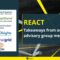 REACT: takeaways from our third advisory group meeting
